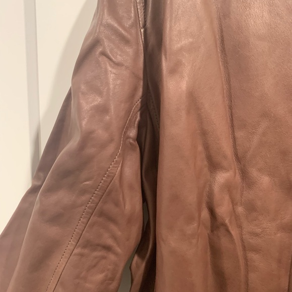 Brunello Cucinelli leather jacket size XXL - Picture 4 of 17